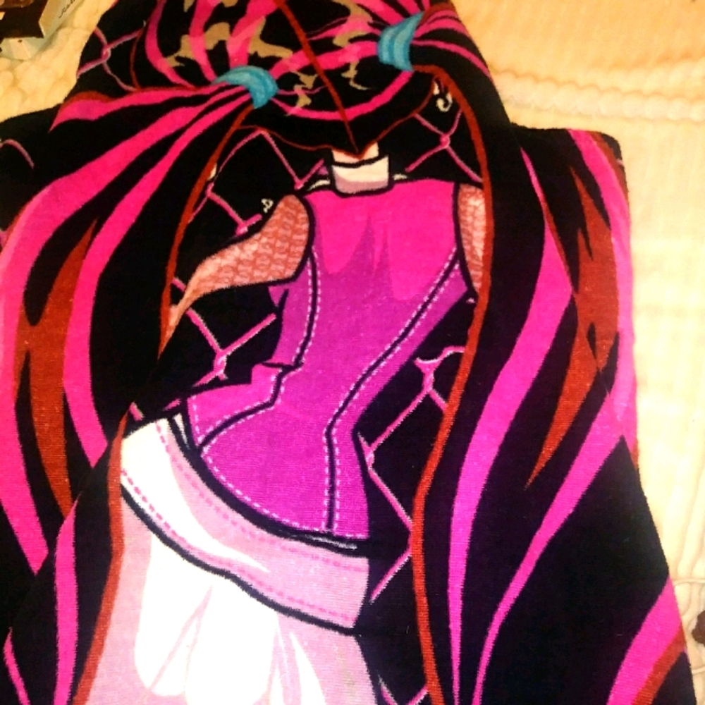 Monster high towel kids